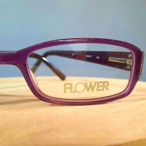 NEW Rx'able Eyeglass Frame, purple full rim glasses Rx'able Barrymore 54-17-140 - Picture 5 of 6